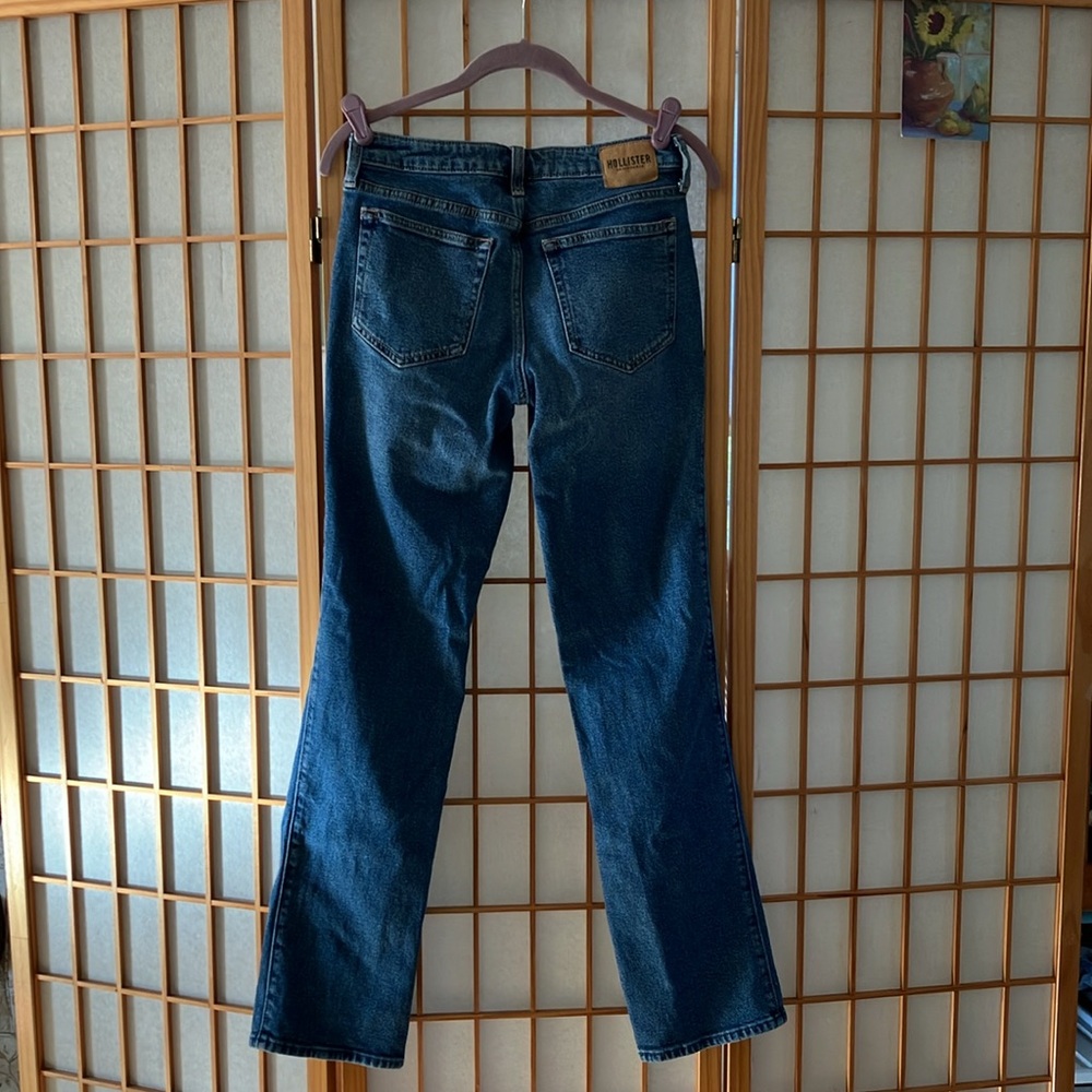 Hollister 3R W:26"/L:31" Low Rise 90's Vintage Straight Distressed Stretch Jeans - Picture 4 of 5